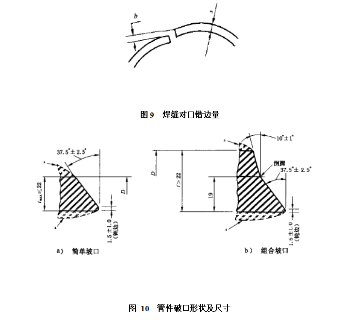 焊縫及坡口